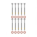 10x Cylinder Bolts & Injector Sealing Washers for Mercedes 15 x 7.15 x 2.0 mm - B20162504