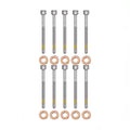 10x Cylinder Bolts & Injector Sealing Washers for Mercedes 15 x 7.15 x 3.0 mm - B20162506