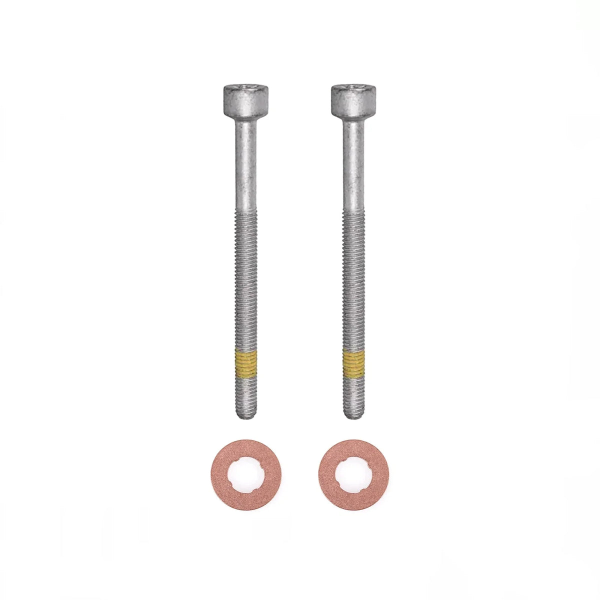 2x Cylinder Bolts & Injector Sealing Washers for Mercedes 15 x 7.15 x 2.0 mm - B20162504
