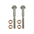 2x Injector Bolts WHT003187 & Copper Sealing Washers 13 x 7.7 x 2.5 mm - B2012703L