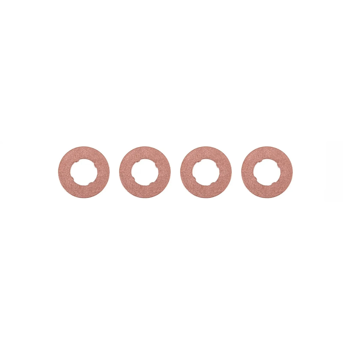 4x Copper Injector Sealing Washers 15 x 7.15 x 1.5 mm - F00VC17503