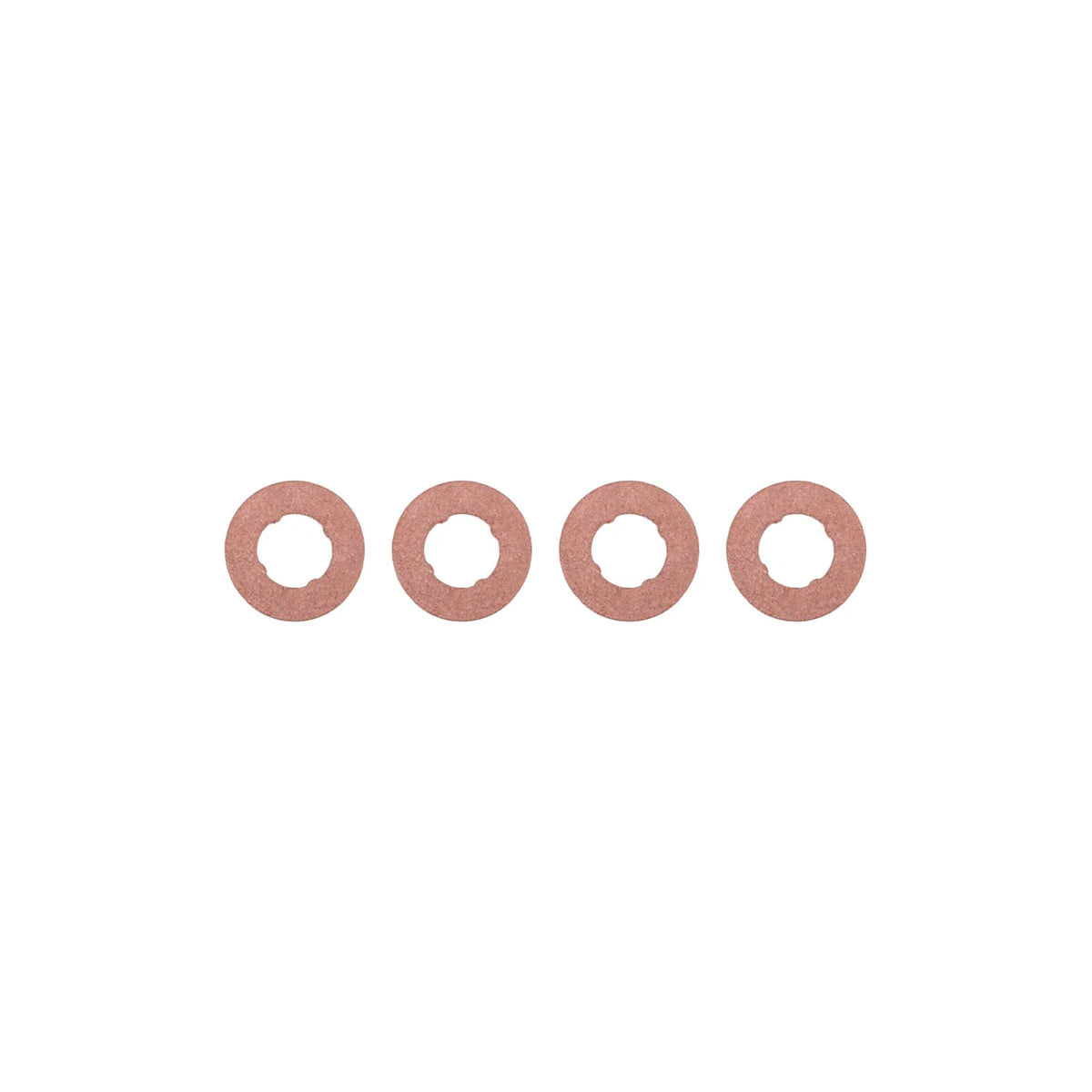4x Copper Injector Sealing Washers 15 x 7.15 x 2.0 mm - F00VC17504