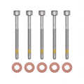 5x Cylinder Bolts & Injector Sealing Washers for Mercedes 15 x 7.15 x 2.0 mm - B20162504