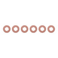 6x Copper Injector Sealing Washers 15 x 7.15 x 2.0 mm - F00VC17504